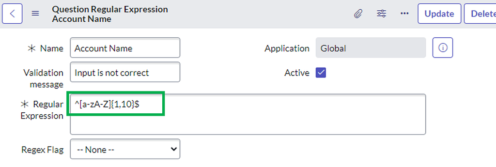 A simple RegEx fulfilling the format requirement