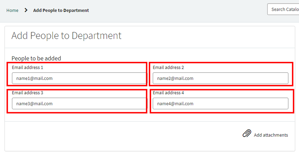 Create the same type of variable multiple times on one Catalog Item
